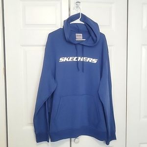 Mens skechers Hoodie,  NEW, Blue, 2XL
